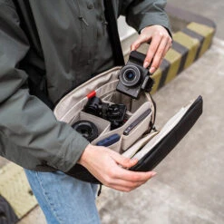 PGYTECH OneGo Shoulder Bag (10L, Obsidian Black) - DronePoint Canada -DJI Store 1642590929 IMG 1680585