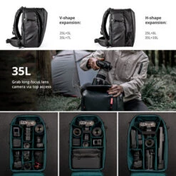 PGYTECH OneMo 2 Backpack (35L, Space Black) - DronePoint Canada -DJI Store 1677678389 IMG 1947721