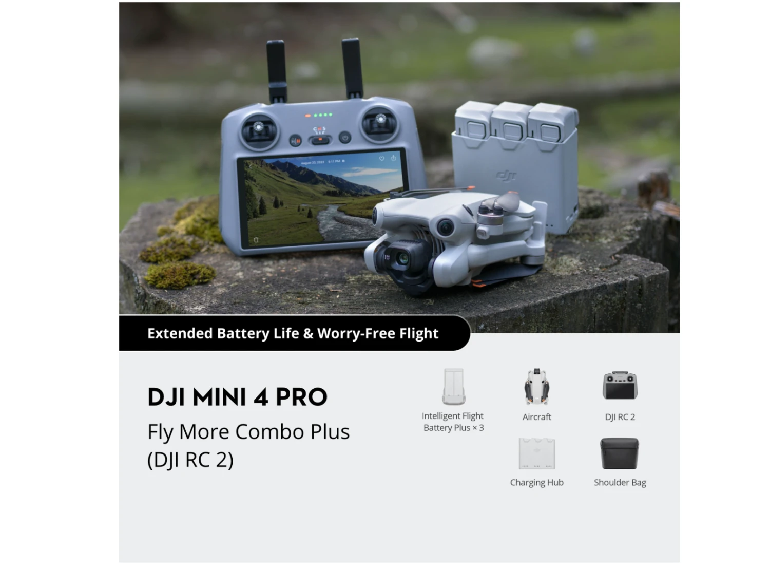 DJI Mini 4 Pro Fly More Combo Plus (DJI RC 2) IN STOCK - DronePoint Canada 5 DJI Mini 4 Pro Fly More Combo Plus (DJI RC 2) IN STOCK - DronePoint Canada - Image 3