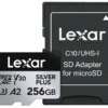 Lexar 256GB Professional Silver Plus MicroSDXC Memory Card - DronePoint Canada -DJI Store Screenshot2025 03 08at12.06.15PM