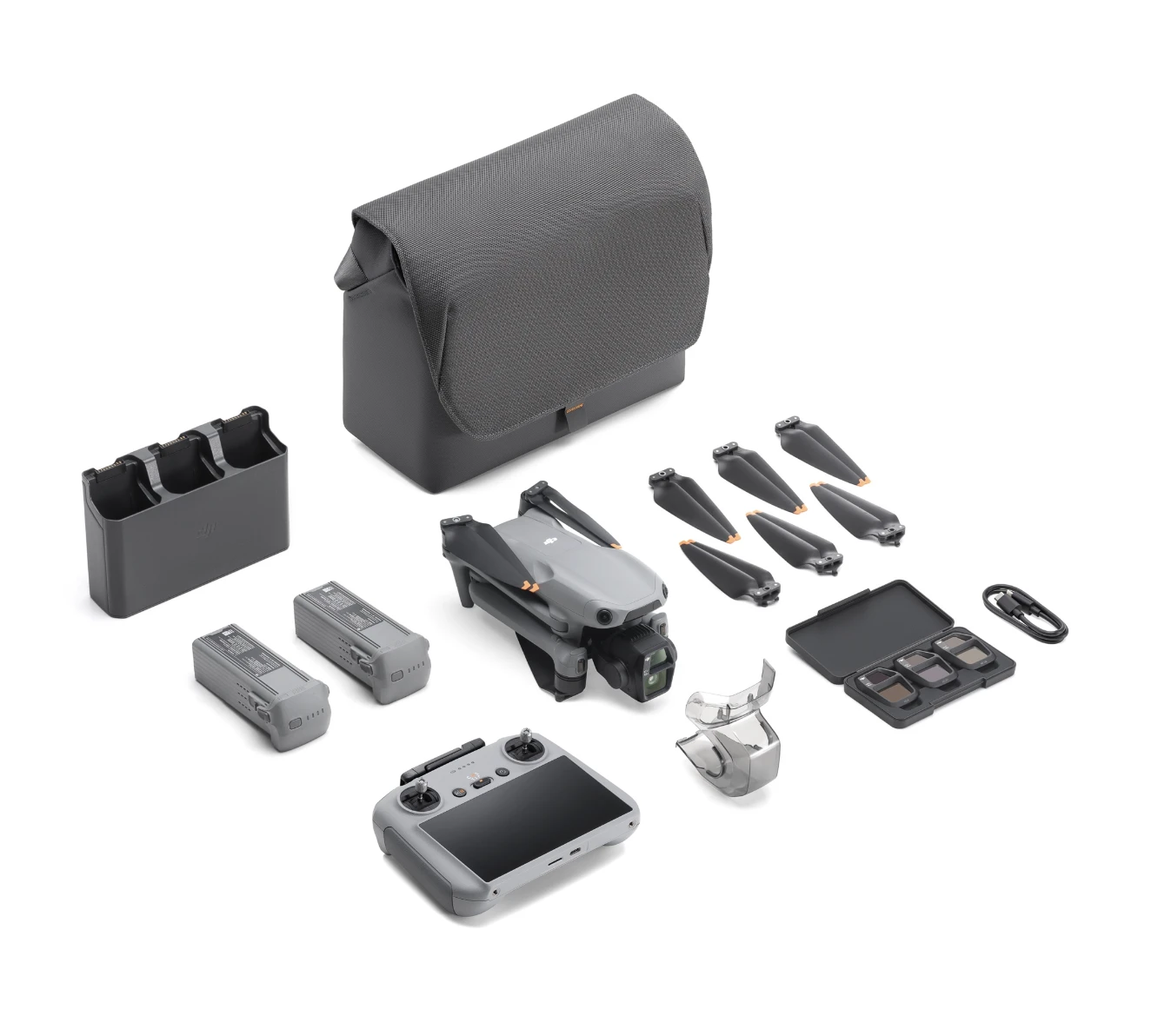 DJI Air 3S Fly More Combo (DJI RC 2) - DronePoint Canada 3 DJI Air 3S Fly More Combo (DJI RC 2) - DronePoint Canada