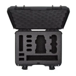 Nanuk 910 Case For DJI Mavic Mini Fly More Combo (Black) - DronePoint Canada -DJI Store nanuk media 910 mavic mini fly more color black top view empty