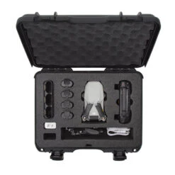 Nanuk 910 Case For DJI Mavic Mini Fly More Combo (Black) - DronePoint Canada -DJI Store nanuk media 910 mavic mini fly more color black top view full